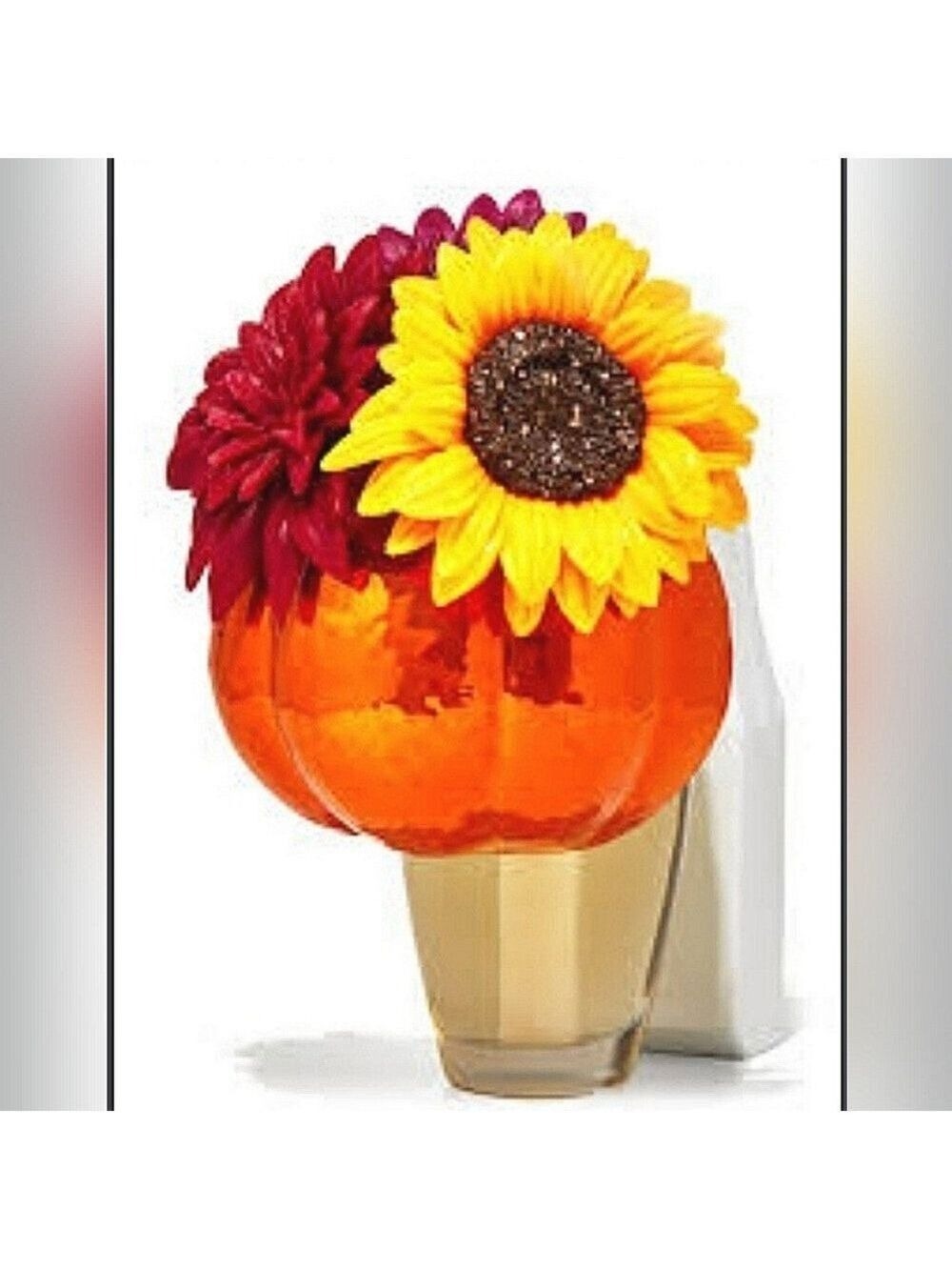 PUMPKIN WITH SUNFLOWER WALLFLOWER PLUG